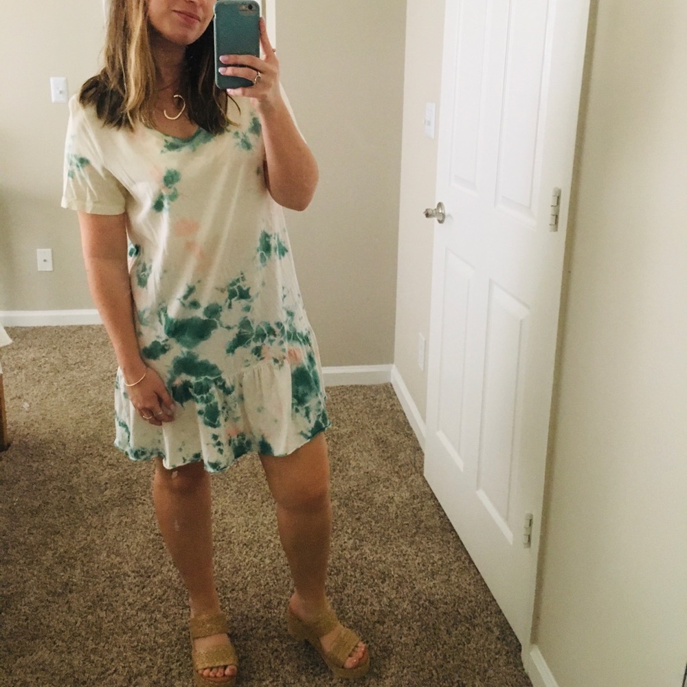 Boutique Tie Dye Tshirt Dress